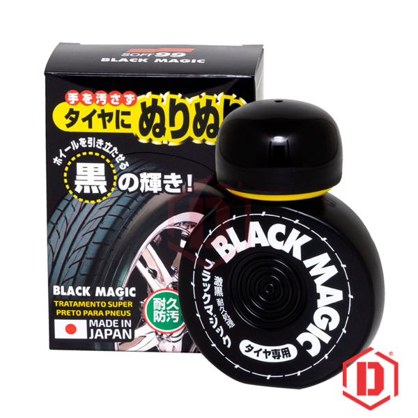 Revitalizador De Pneu Black Shine + Aplicador Tire Wax - Soft99